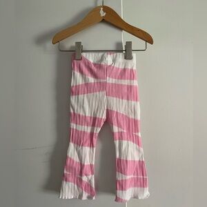 ZARA girls flare ribbed pants